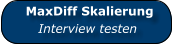 Start MaxDiff Skalierung   Interview testen